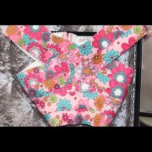 Pink bandage flowers too